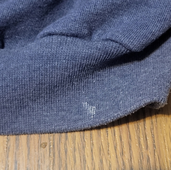 Italia Firenze Made in Italy Sweatshirt Woman's XXL Cotton Navy Embroidered B87 - Picture 8 of 10